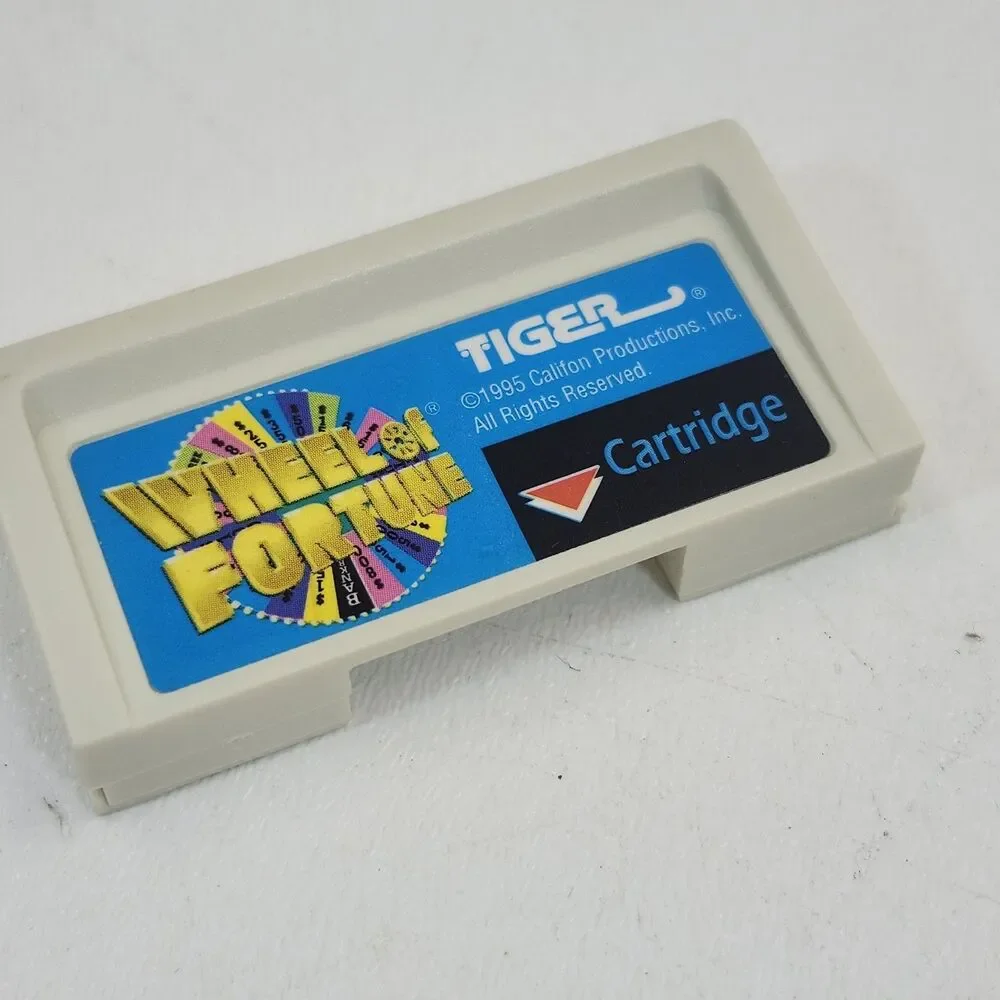Wheel of Fortune Handheld Game Vintage 1995 Tiger Electronics Tested Works